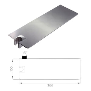 Presa acqua con mensola attacco a sinistra