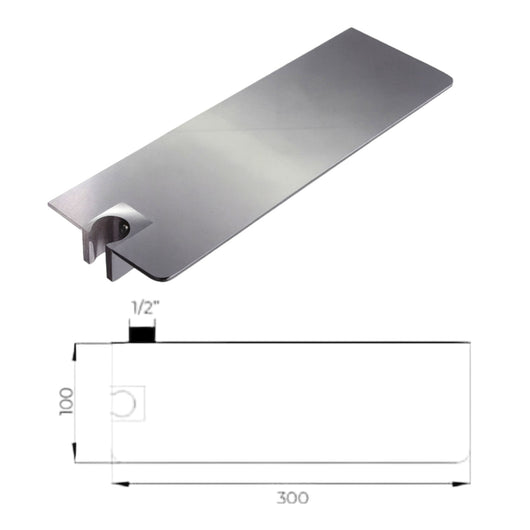 Presa acqua con mensola attacco a sinistra