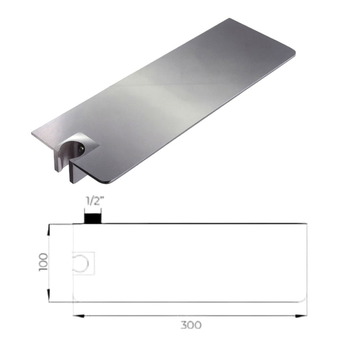 Presa acqua con mensola attacco a sinistra