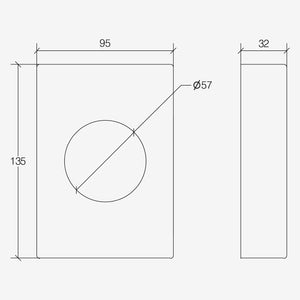 Lineabeta - Distributore di sacchetti igienici Othello in acciaio lucido