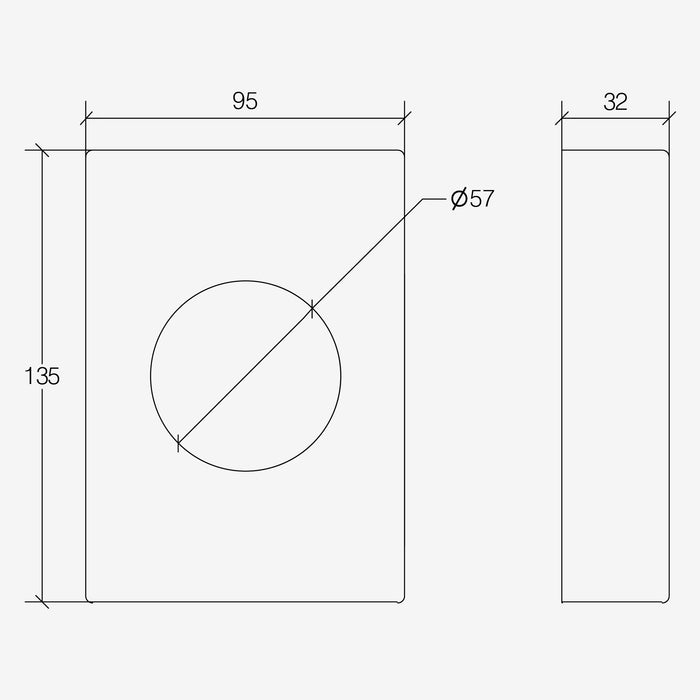 Lineabeta - Distributore di sacchetti igienici Othello in acciaio lucido