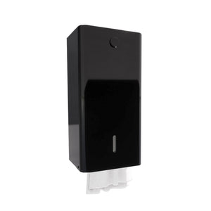 Lineabeta - Distributore a parete di carta interfogliata in acciaio nero