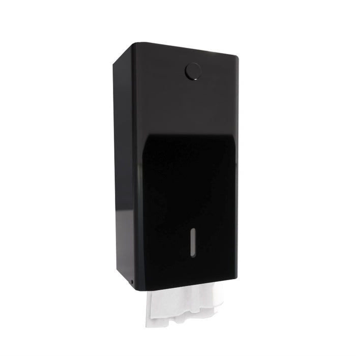 Lineabeta - Distributore a parete di carta interfogliata in acciaio nero