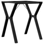Telaio Gambe a Y per Tavolo da Pranzo | Piede del tavolo 60x60x73 cm in Acciaio