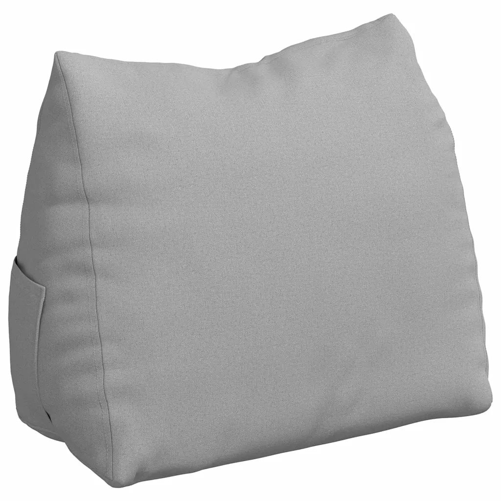 Cuscino per Schiena Grigio Nuvola 60 x 20 x 50 cm Tessuto