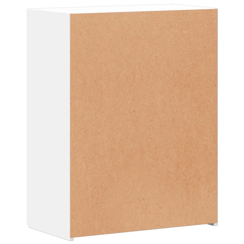 Schedario Bianco 60x32x77,5 cm in Legno Multistrato 840765