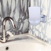Sostegno per spazzolino da denti in acciaio inossidabile per fissaggio alla parete - Accessori per la moderna area bagno - Sostegno per contenitore area bagno