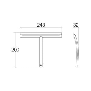 Lineabeta - Puliscivetro in silicone antracite