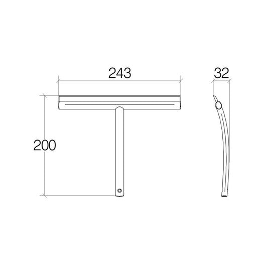 Lineabeta - Puliscivetro in silicone antracite