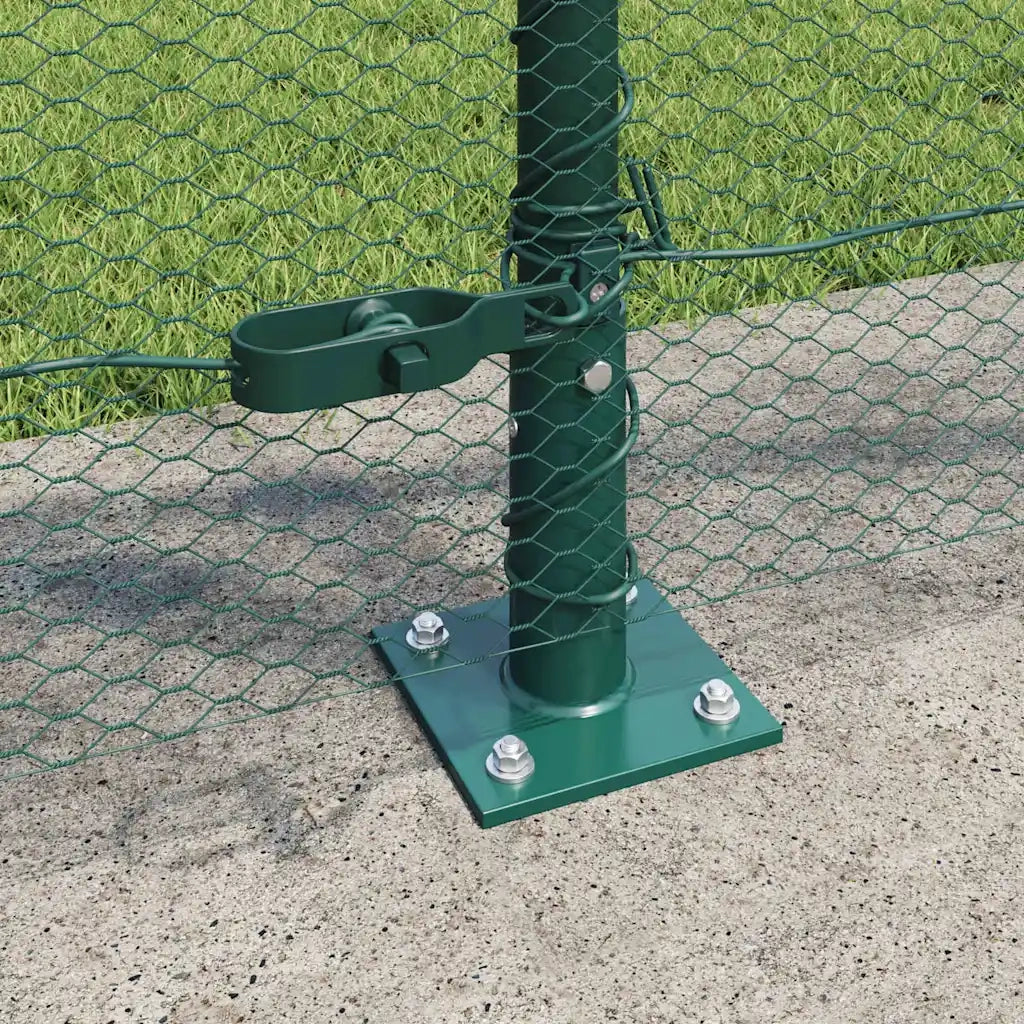 Palo della recinzione Verde 100 x 1 m (maglia 13 mm)
