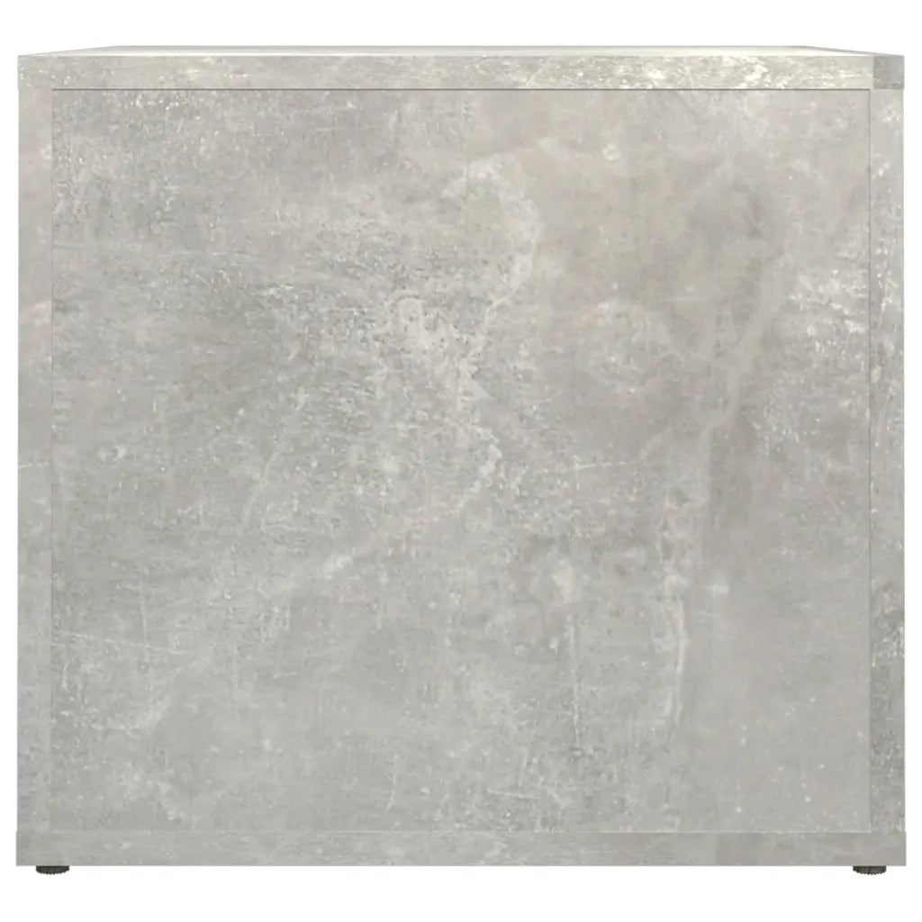 Comodino Grigio Cemento 41x40x36 cm in Legno Multistrato 816548