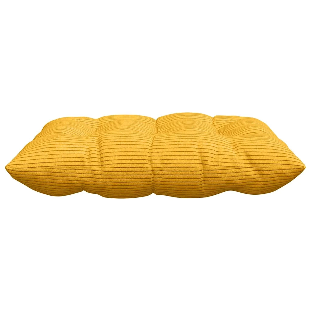 Cuscini per Seduta 4 pz | Cuscini per sedie Giallo Chiaro 40 x 40 x 6 cm