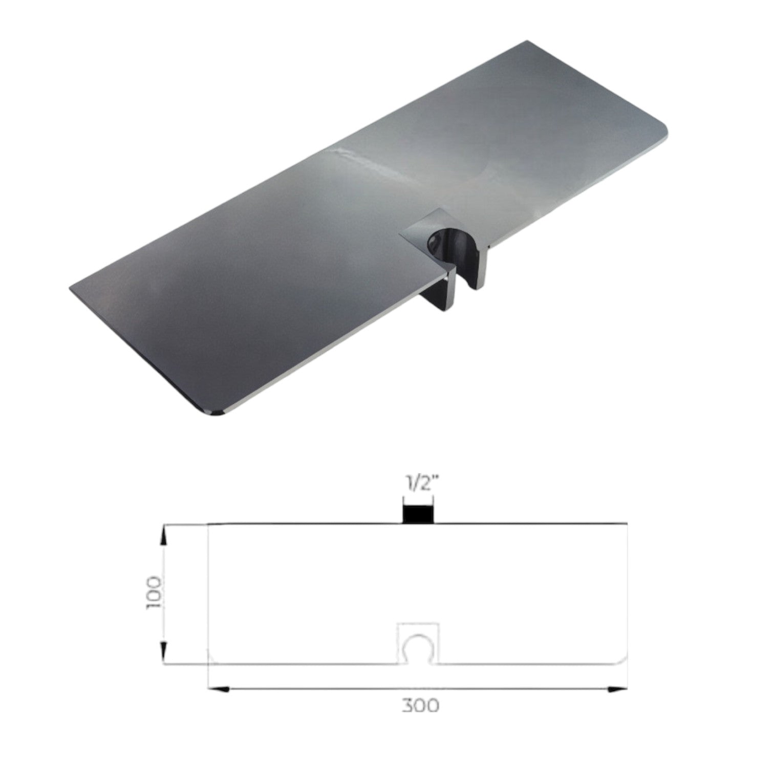 Presa acqua con mensola attacco centrale