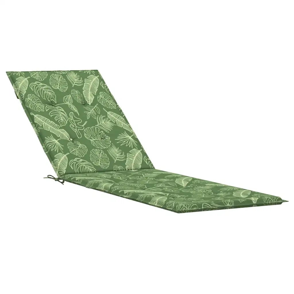 Cuscino per Sedia Sdraio con Motivo a Foglie in Tessuto Oxford 361381