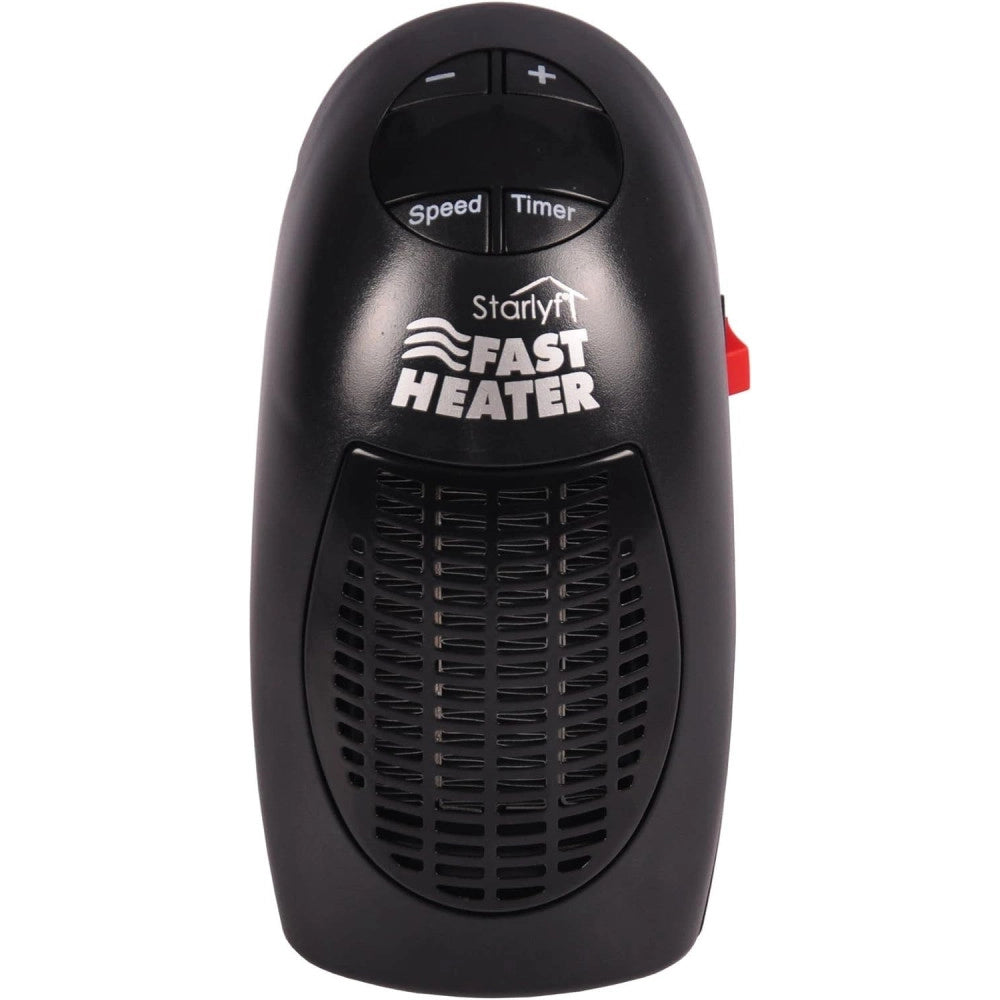 Trade Shop - Stufa Elettrica 400w Fast Heater Portatile Regolabile Da 15° A 32° Basso Consumo -