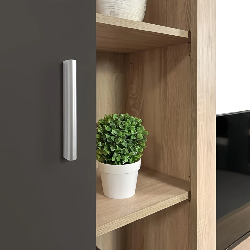 Mobile Parete Attrezzata Living Nobel 263x40x200cm - Design Moderno e Funzionale