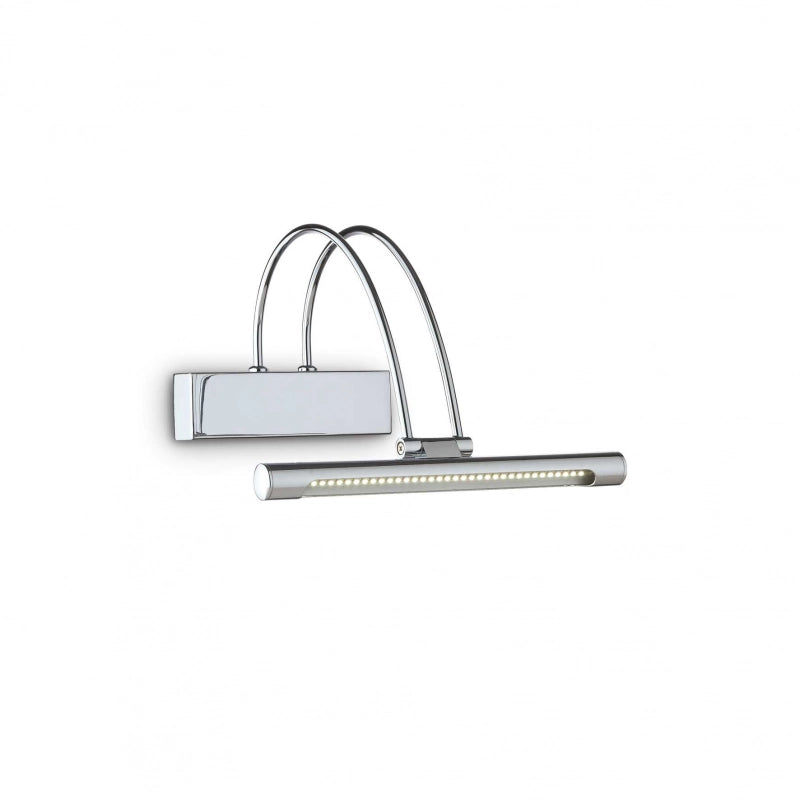 Lampada Da Parete Bow Ap D26 Cromo Ideal-Lux