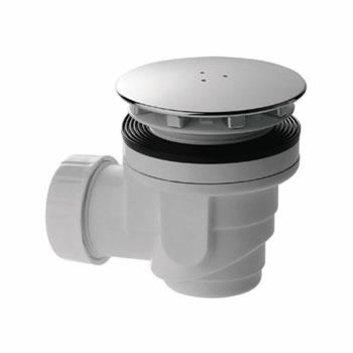 Piletta doccia piastra cromata d .90 uscita d.40 piatto foro 60 c