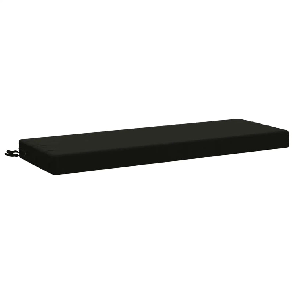 Cuscini per Panchina a 2 Pezzi SOEST 2 pz 100% Poliestere Nero 949691