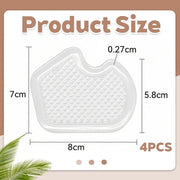 Inlegzoli anti-slip con tecnologia d'assorbimento degli urti - Pieghevoli per un comfort discreto - Supporto soffice in silicone - Gel in piede con ulteriori protezioni per le zone di maggior stress