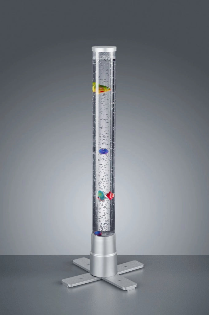 MOTION LAMPADA DA TAVOLO CON PESCIOLINI CON EFFETTO GALLEGGIAMENTO E CAMBIO COLORE RGB H.60CM LED 2,4W · 1x 5lm, 3000K