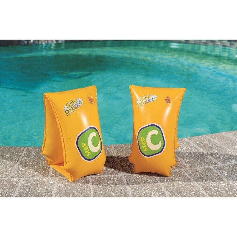 Trade Shop - Braccioli Maxi Swim Safe Abc Step C 30 X 15 Cm Eta' 5-12 Anni Mare Piscina 32110 -