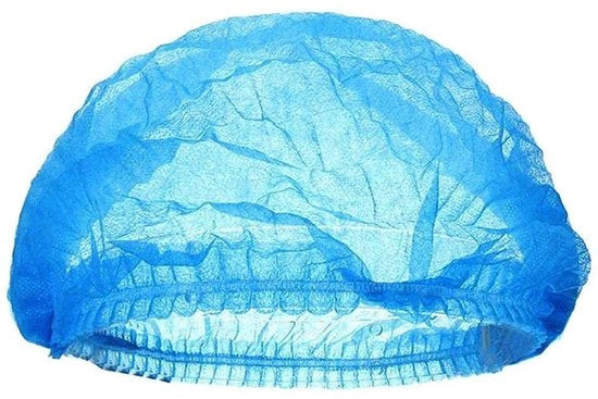 Cappelli Bouffant da Indossare - Ademend - Leggeri - Blu - Cappelli con Retino per Capelli - Adatti per la Cucina e la Bellezza
