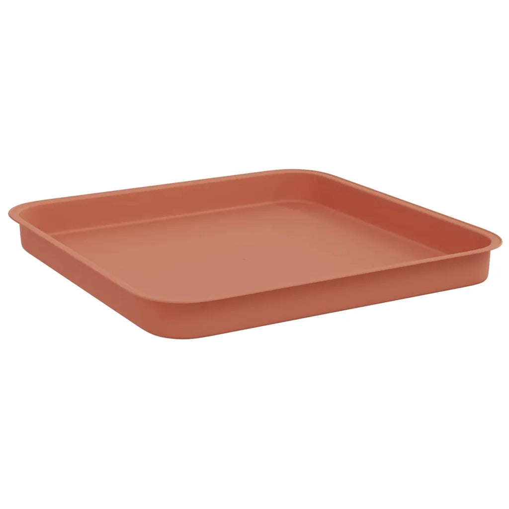 Fioriere | Cassetta per fiori | Vasi per Piante 24 pz Rosso Mattone 28,5 x 28,5 x 22 cm