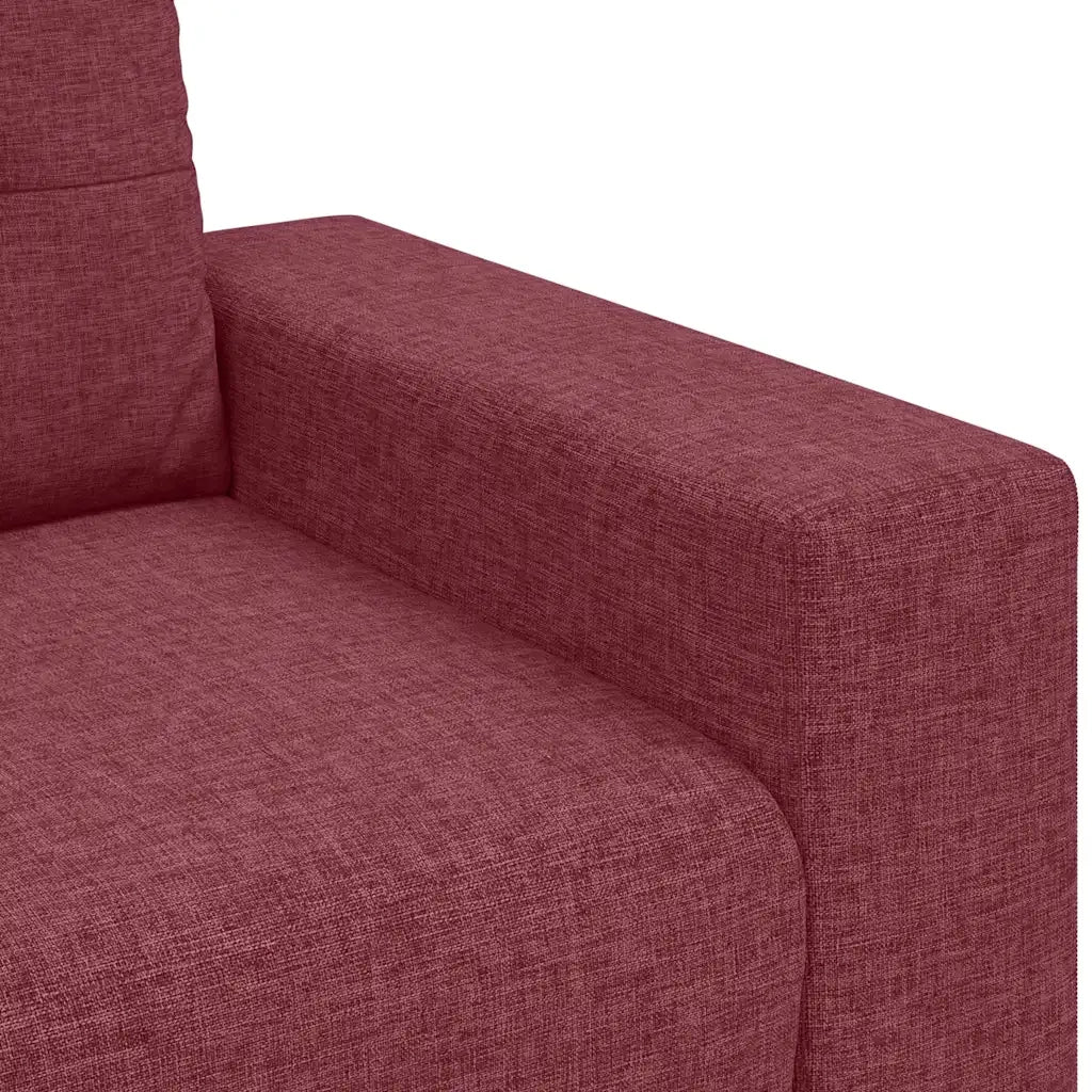Divano Divanetto Rosso Vino 160x77x82 cm in Tessuto 4105071
