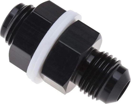 Adattatore di Bulkhead in Alluminio Anodizzato per Connettore di Carburante - Cellula di Combustione, Serbatoio, Pompaggio e Connettore.