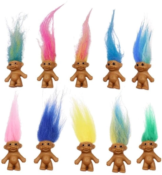 Figurine di PVC in miniatura, pacchetto da 10 pezzi, poppe felici per hobby e regali di compleanno, sicure e ecocompatibili, azioni di divertimento