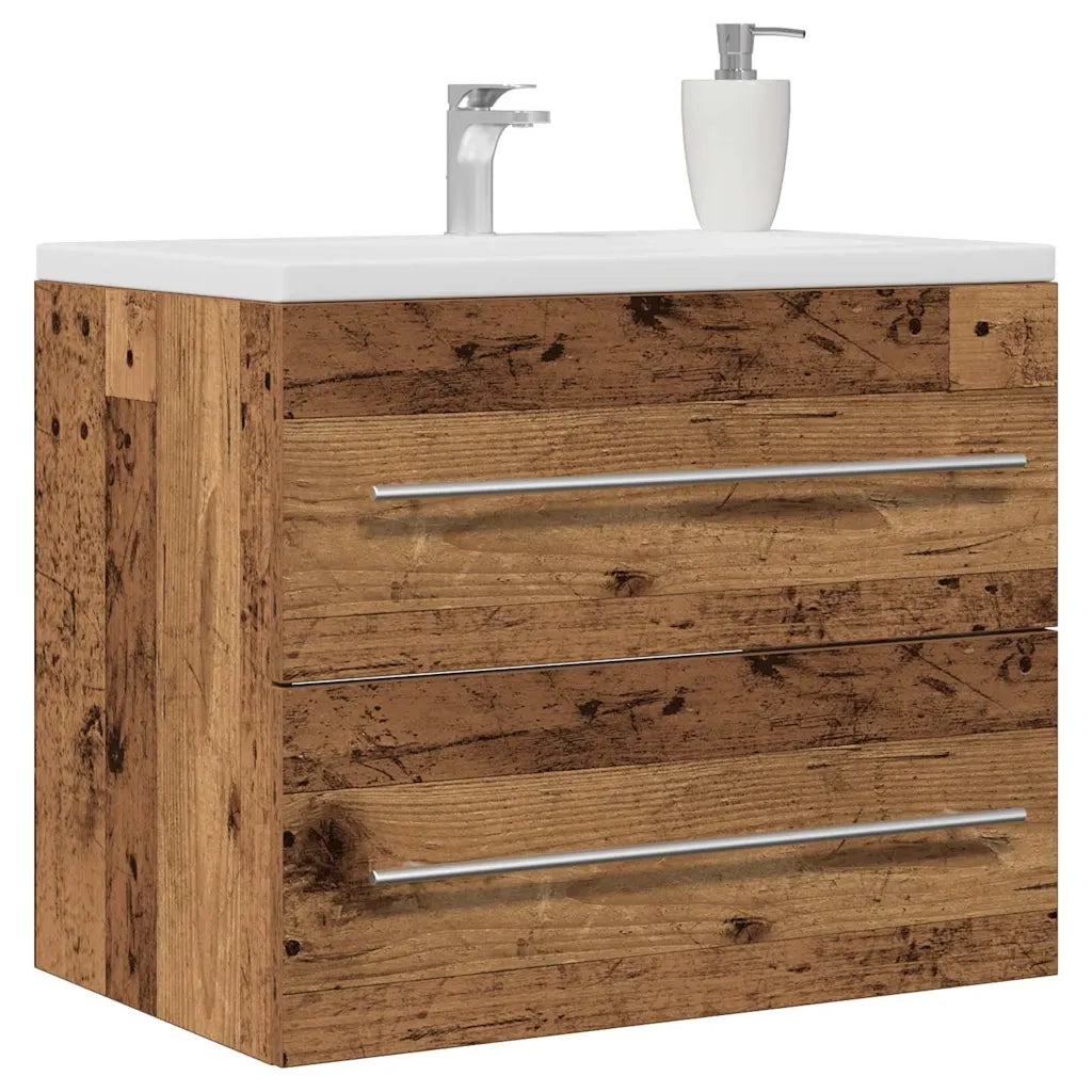 Mobile Lavabo da Bagno Legno Antico 60x38,5x48 cm in Truciolato 862026