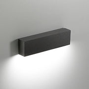 Slat Lampada da parete a LED per esterni ed interni, design moderno rettangolare in alluminio pressofuso, colore grigio scuro, 4W 3000K, IP65