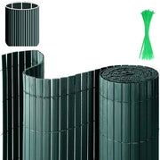Schermo per giardino in PVC da 0,9x3m per privacy - separazione per giardino e schermo per balcone da 0,9x3m - verde 0,9x3m