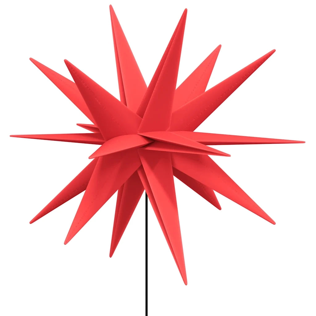 Luci di Natale con Picchi e LED 3 pz Pieghevoli Rosse 35 cm CFW9496033