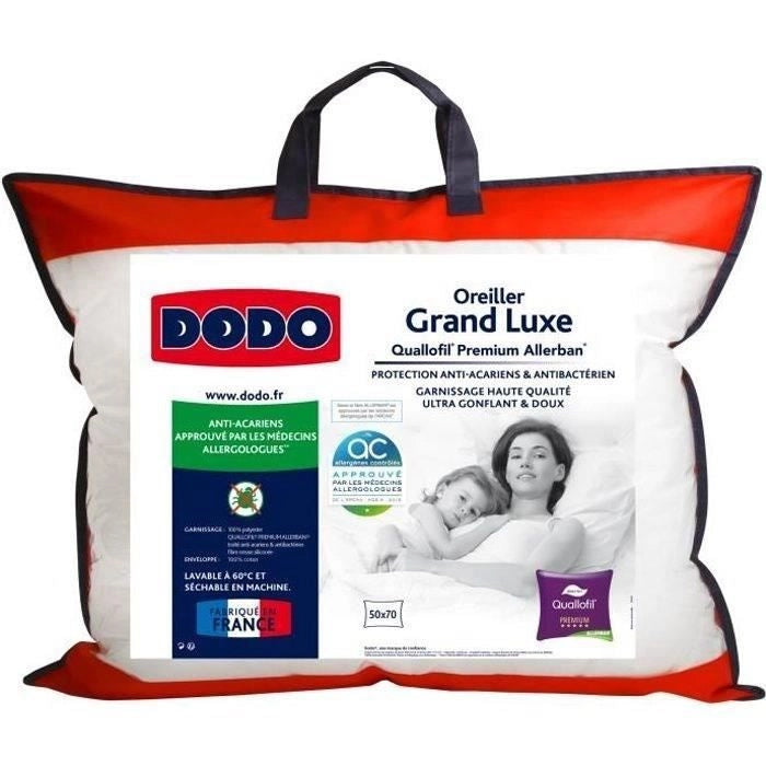 Cuscino DODO Grand luxe Quallofil Allerban 50x70cm