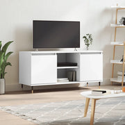 Mobile Porta TV-Mobile per TV-Credenza TV Bianco 104x35x50 cm in Legno Multistrato