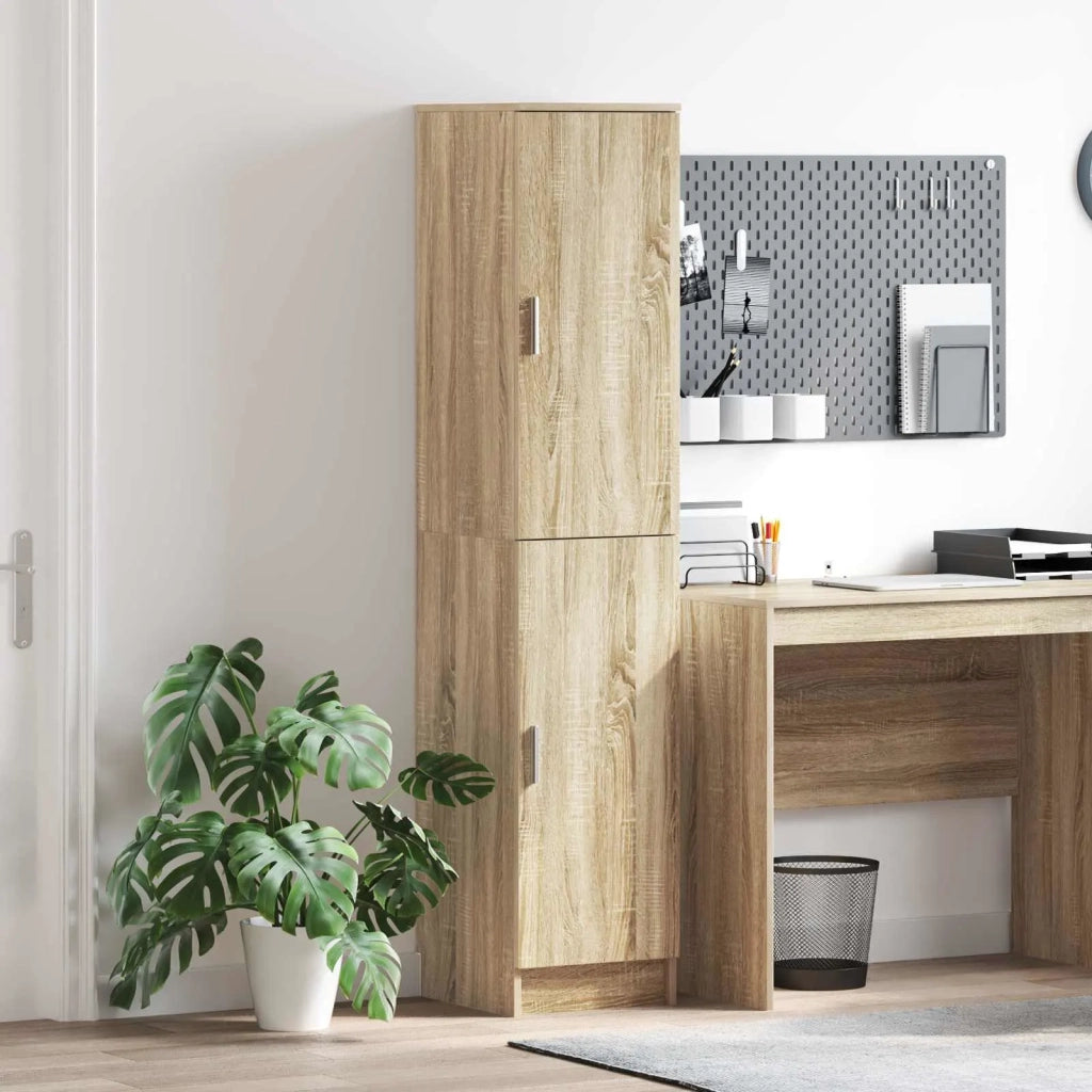 Credenza | Madia | Buffet da pranzo | Armadio da pranzo Rovere Sonoma 35 x 39 x 168 cm