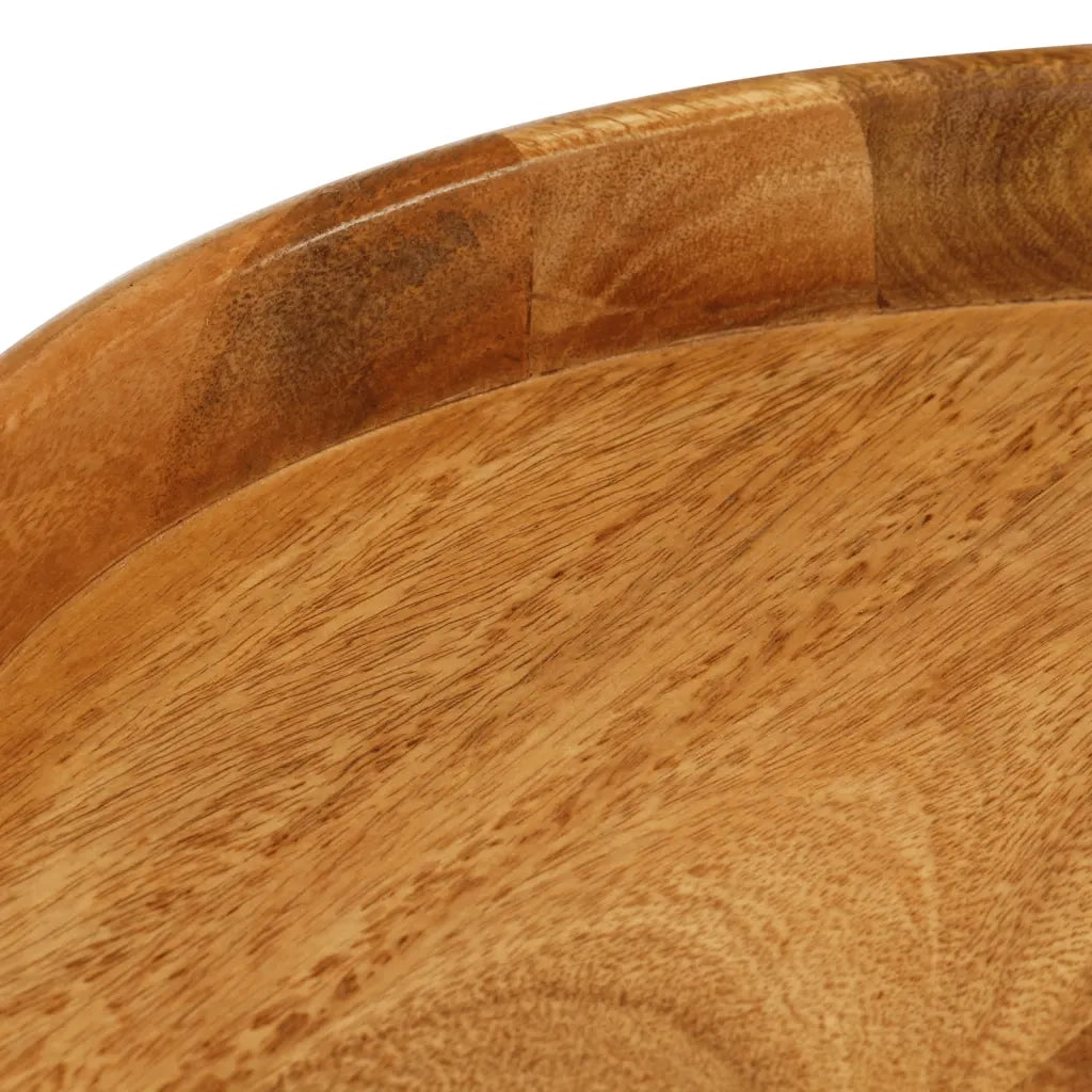3 pz Tavolini da salotto | Tavolino da caff¨¨ | Tavolino da Soggiorno Rotondi in Legno Massello di Mango