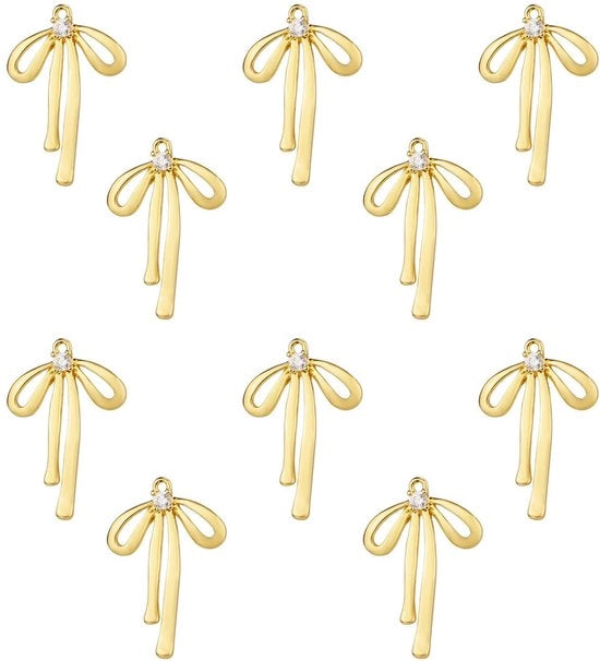 Decine di Elementi a forma di Arco in Oro per la Creazione di Gioielli