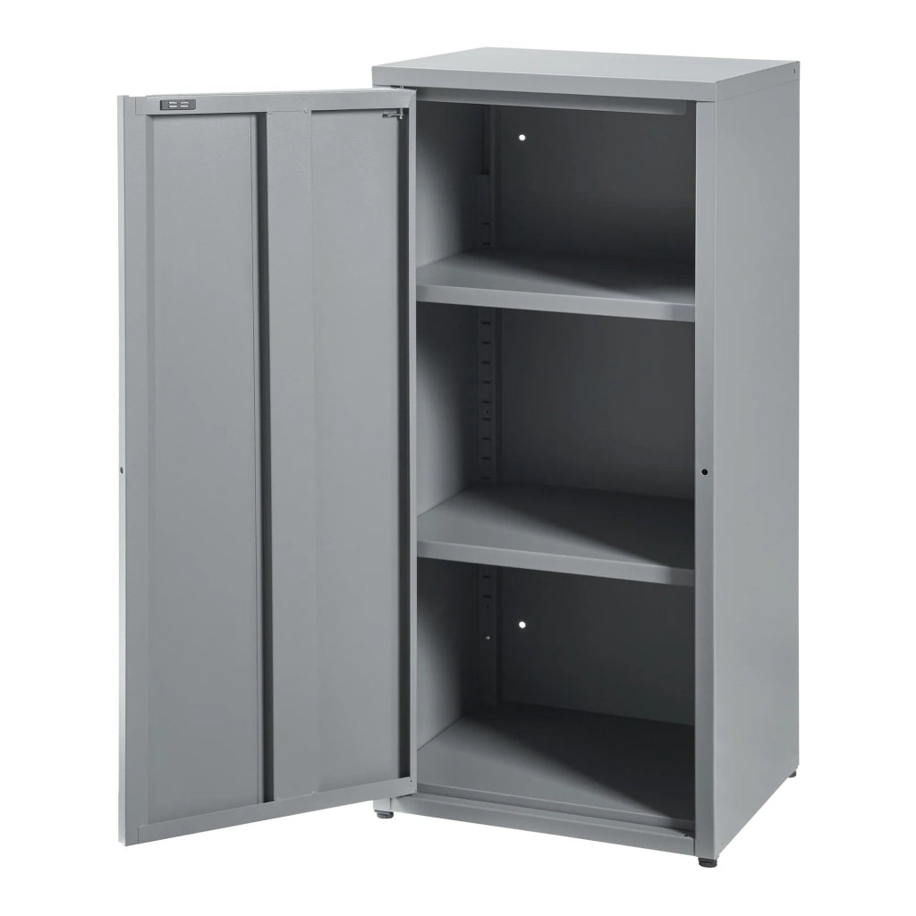 Mobiletto portaoggetti/scaffale 88 x 40 x 35 cm metallo acciaio grigio 03_0008904