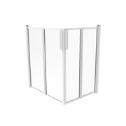Box doccia 90X90 cm H.100 cm in polyglass