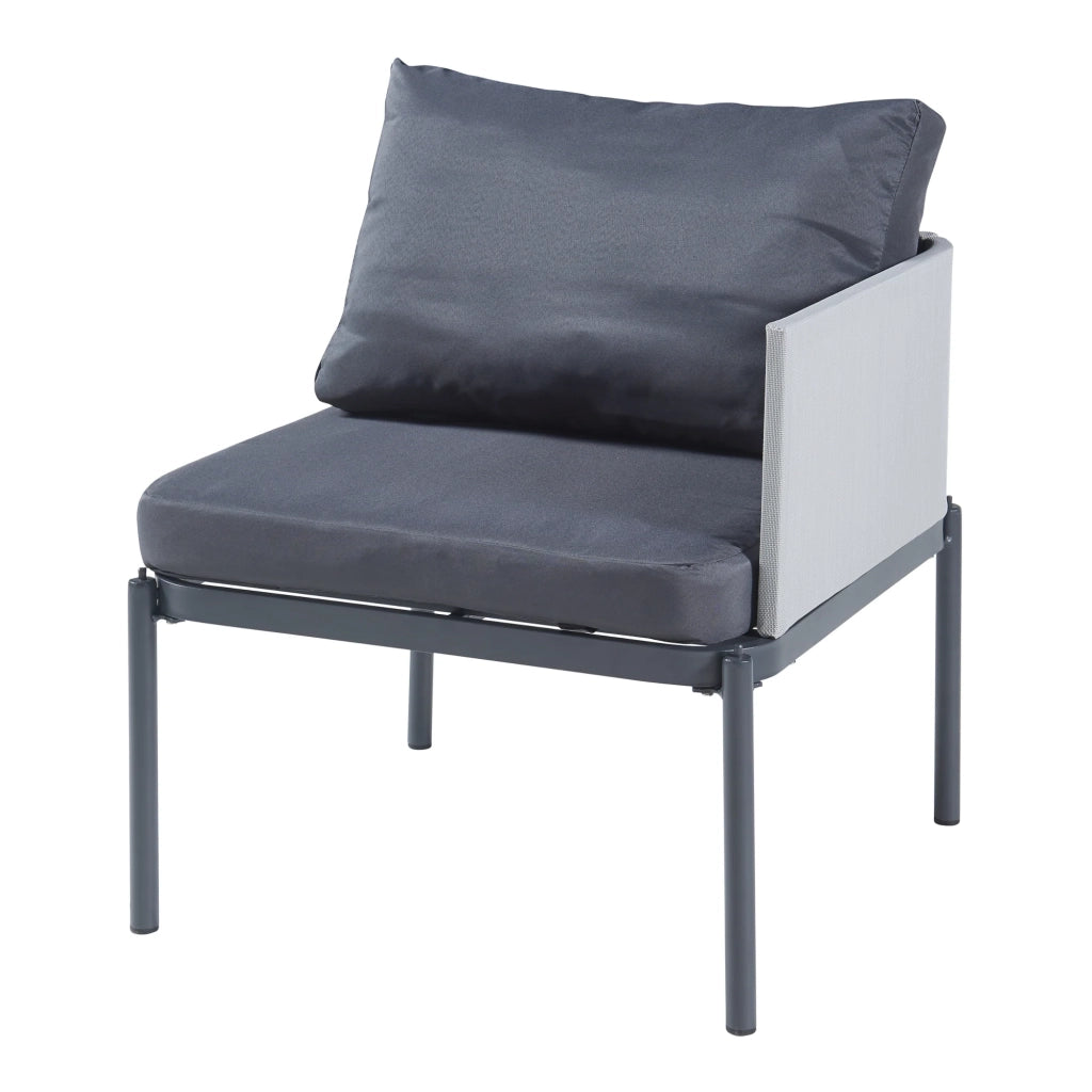 Set di mobili da giardino grigio da 3 pezzi 03_0009415