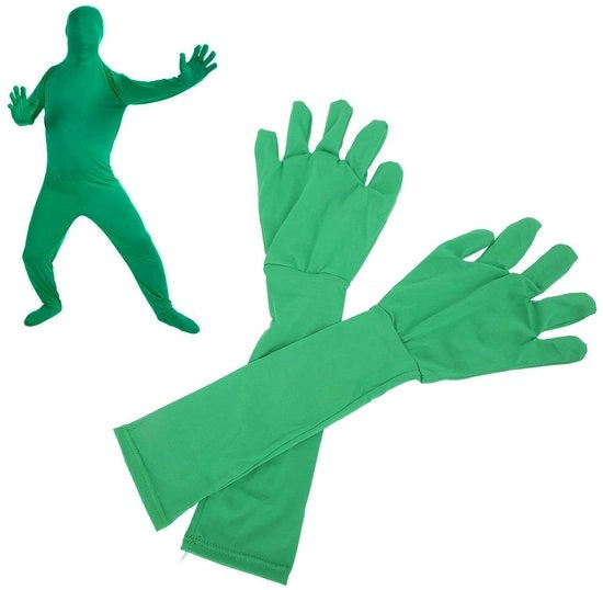 Manici per attivazione chroma key - 2 pezzi - Effetti trasparenti - Materiale duraturo - Respiranti e comodi