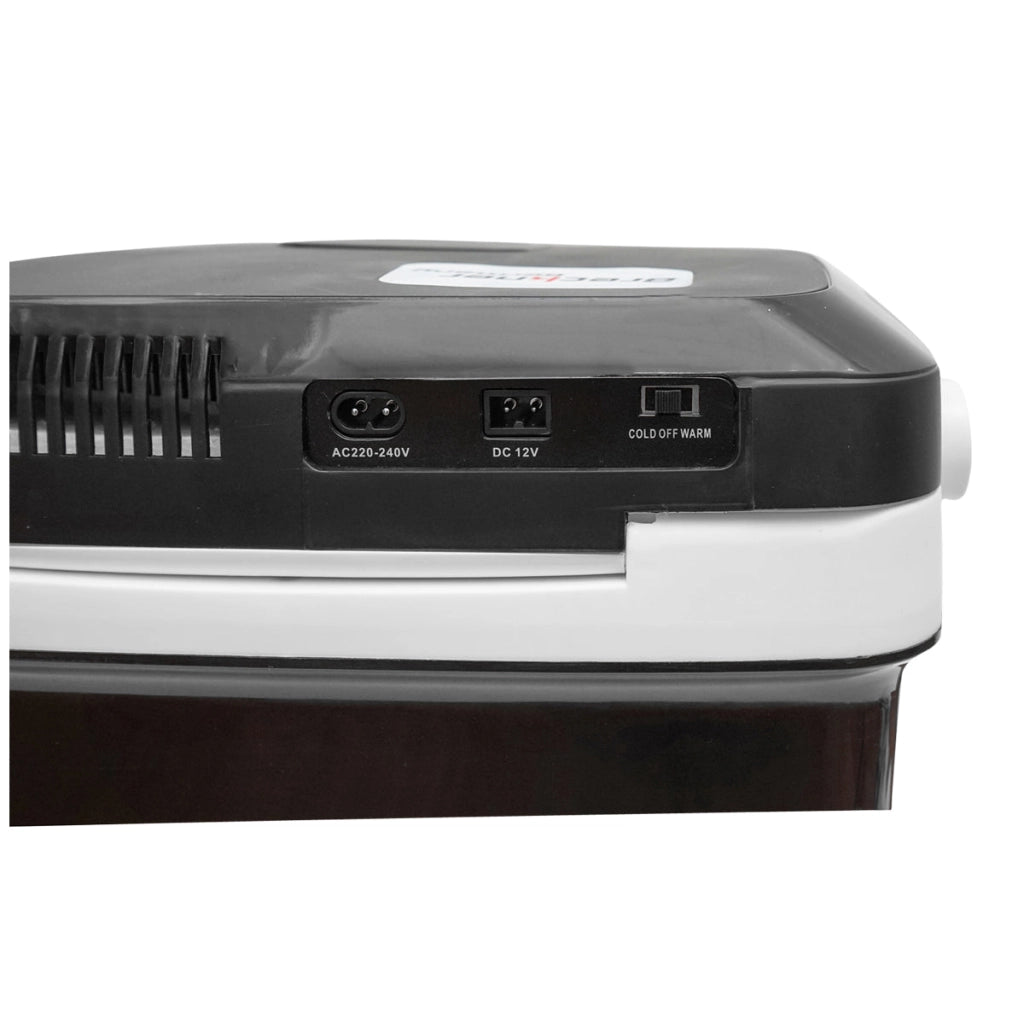 Frigorifero termoelettrico, capacità 26L, alimentazione 12V, potenza 48W con adattatore 220V, Breckner Germany.