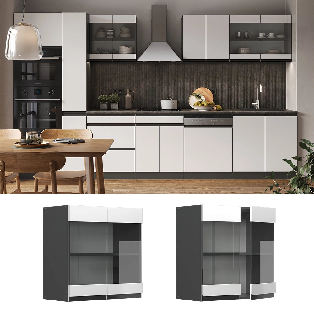 Vicco Mobile alto Bianco 60 cm Forma a J