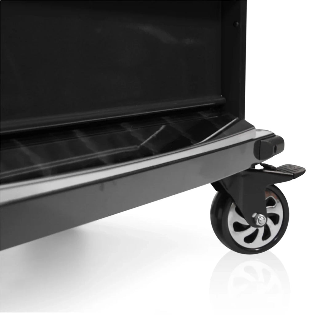 Carrello portautensili con alette laterali Pro Series nere