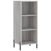 Credenza | Madia | Buffet da pranzo | Armadio da pranzo Grigio Sonoma 34,5x32,5x90 cm in Legno Multistrato