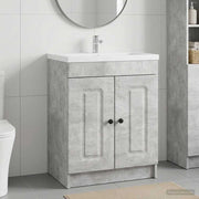 Mobiletto da bagno sotto il lavello Grigio Cemento 890017