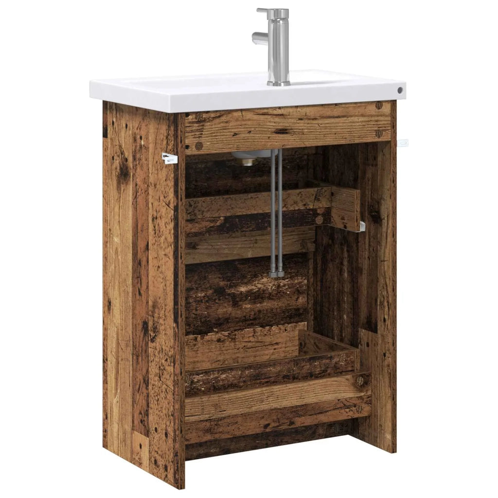 Set di mobili per il bagno Legno antico 61 x 40 x 84,5 cm 3404264